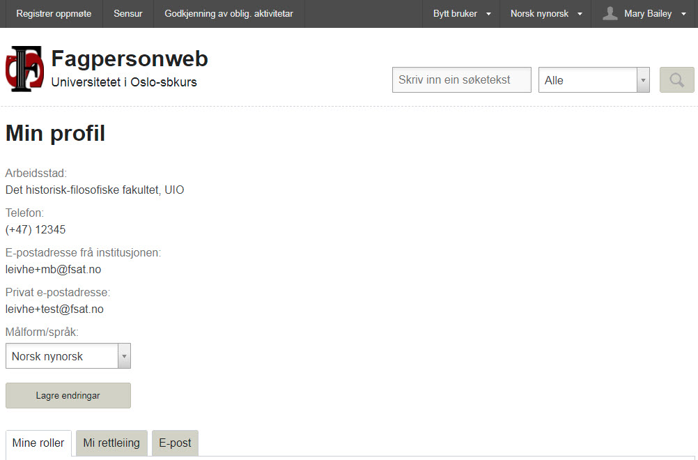 Min profil