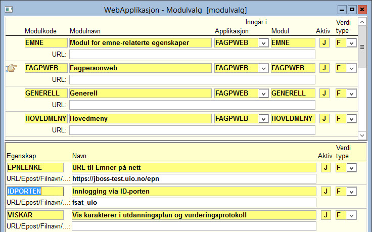 Modulegenskap EPNLENKE