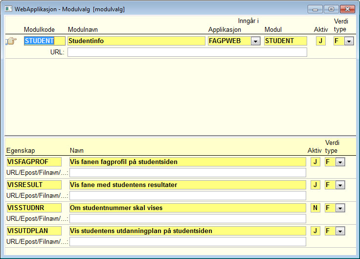 Modulvalg VISUTDPLAN