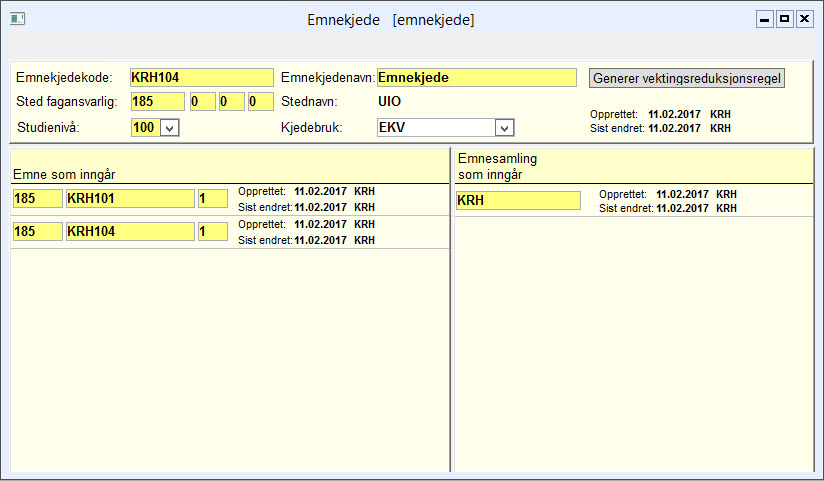 Emnekjede