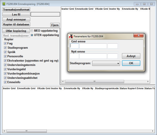 FS200.004 Emnekopiering