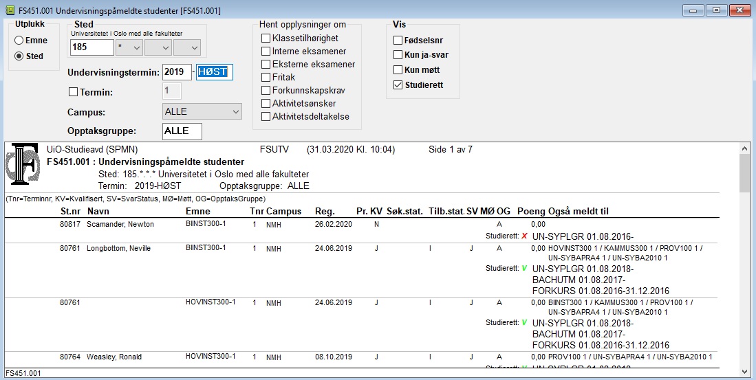 Undervisningspåeldte studenter