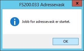 FS200.033 Adressevask